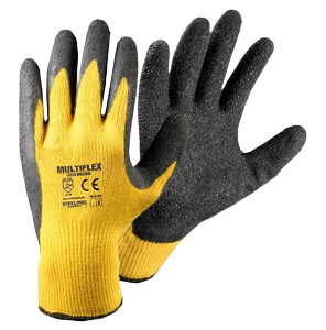 guantes de algodon con latex recubierto steelpro modelo original