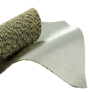 TELA ALUMINIZADA GENTEX, DUAL MIRROR ALUMINIZADA. Tela con carbono, kevlar e hilos de fibra de vidrio. TRAJE ALUMINIZADO